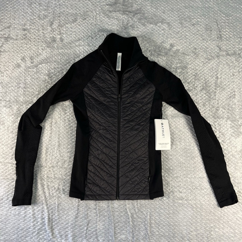 Athleta Flurry Force Insulated PrimaLoft Jacket II Black NWT XXS Running